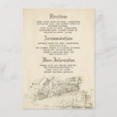 Details zum alten Buch Hochzeit - Informationen Begleitkarte (Vorderseite)