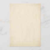 Details zum alten Buch Hochzeit - Informationen Begleitkarte (Rückseite)