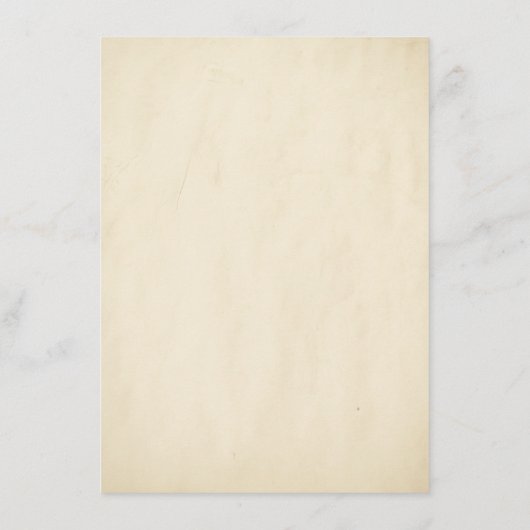 Details zum alten Buch Hochzeit - Informationen Begleitkarte (Rückseite)