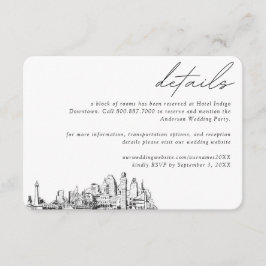 Details zum Baltimore Wedding Hotel Begleitkarte