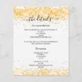 Details zum Brautprogramm für Weißgold Konfetti QR (Vorderseite)