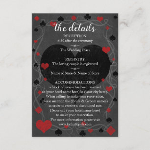 Details zum Casino Las Vegas Wedding Begleitkarte