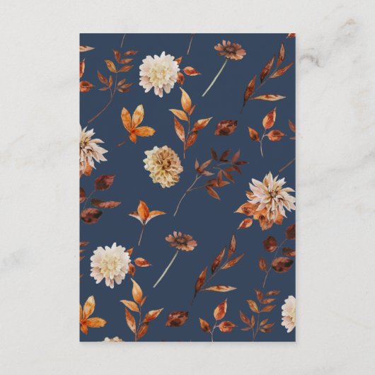 Details zum Fall von Navy Begleitkarte (Rückseite)