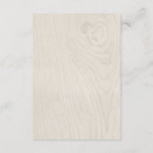 Details zum Gästebuch in blau und weiß gestrichene Begleitkarte (Rückseite)