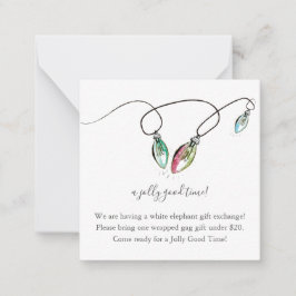 Details zum Geschenktausch einfügen Mitteilungskarte