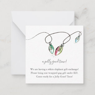 Details zum Geschenktausch einfügen Mitteilungskarte