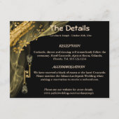 Details zum Hallowing mit Black & Gold Skulls Begleitkarte (Vorderseite)