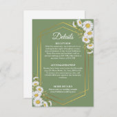 Details zum Hochzeitsfeiern mit Minimalistischem B Begleitkarte (Vorne/Hinten)