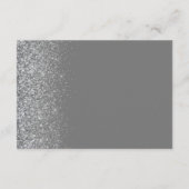 Details zum Hochzeitsgrad von Silver Glitzer Edge  Begleitkarte (Rückseite)