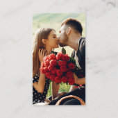 Details zum Hochzeitsstichtag im Herbst (QR-Code)  Begleitkarte (Rückseite)