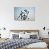 Details zum Lacrosse-Spiel Leinwanddruck (Insitu (Schlafzimmer))
