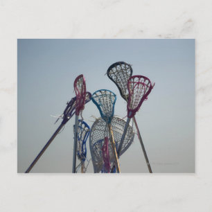 Details zum Lacrosse-Spiel Postkarte