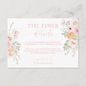 Details zum Millimeter-Baby-Duschbad Begleitkarte (Vorderseite)