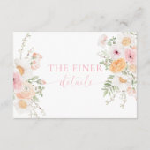 Details zum Millimeter-Baby-Duschbad Begleitkarte (Rückseite)