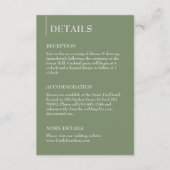 Details zum Minimalistischen Empfang und UAwg im B Begleitkarte (Vorderseite)