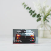 Details zum mobilen Auto Visitenkarte (Stehend Vorderseite)