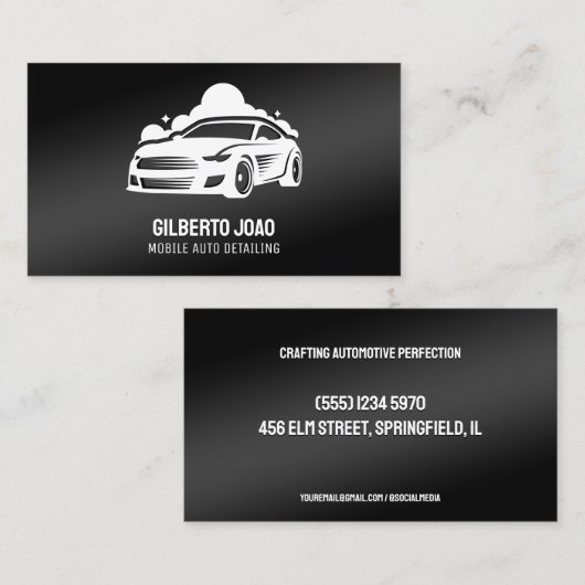 Details zum Mobilfahrzeug Visitenkarte (Vorne/Hinten)