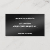 Details zum Mobilfahrzeug Visitenkarte (Rückseite)