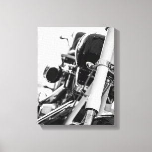 Details zum Motorradfahren Motorrad Biker Fahrer Leinwanddruck