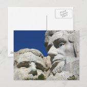 Details zum Mount Rushmore Postkarte (Vorne/Hinten)