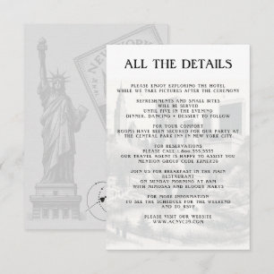 Details zum New York City Pass Begleitkarte