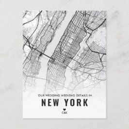 Details zum New York Wedding Weekend Begleitkarte