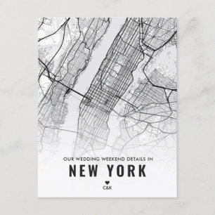 Details zum New York Wedding Weekend Begleitkarte