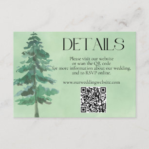 Details zum QR-Code für die Hochzeitstiefmühle von Begleitkarte