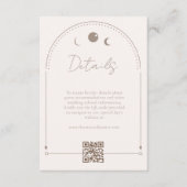 Details zum QR-Code für die Minimal Celestial Wedd Begleitkarte (Vorderseite)