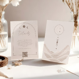 Details zum QR-Code für die Minimal Celestial Wedd Begleitkarte