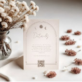 Details zum QR-Code für die Minimal Celestial Wedd Begleitkarte