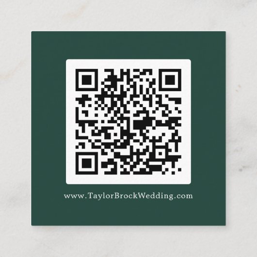 Details zum QR-Code für Emerald Greenery-Koordinat Begleitkarte (Rückseite)