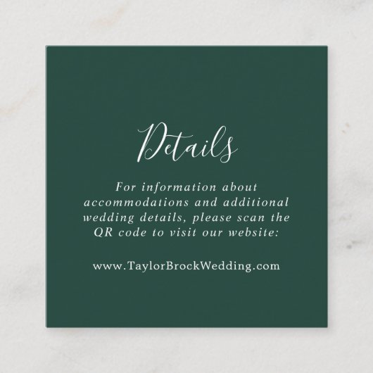 Details zum QR-Code für Emerald Greenery-Koordinat Begleitkarte (Vorderseite)