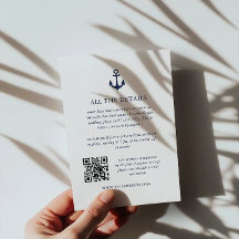 Details zum QR-Code für Navy Anchor Yacht Nautical