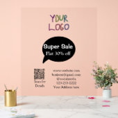 Details zum QR-Code für Superverkäufe Business Dis Acrylschild (Hochzeit)