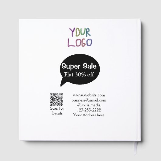 Details zum QR-Code für Superverkäufe Business Dis Gästebuch (Rückseite)