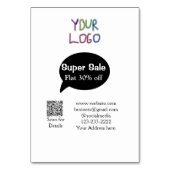 Details zum QR-Code für Superverkäufe Business Dis Tischnummer (Vorderseite)