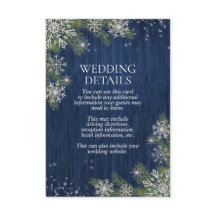 Details zum rustikalen Blausilber Winterwald