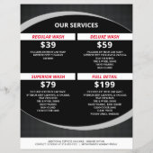 Details zum Schwarzen Auto, Reparatur des Auto, Fl Flyer (Hinten)