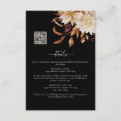 Details zum Schwarzen Fall Begleitkarte (Vorderseite)