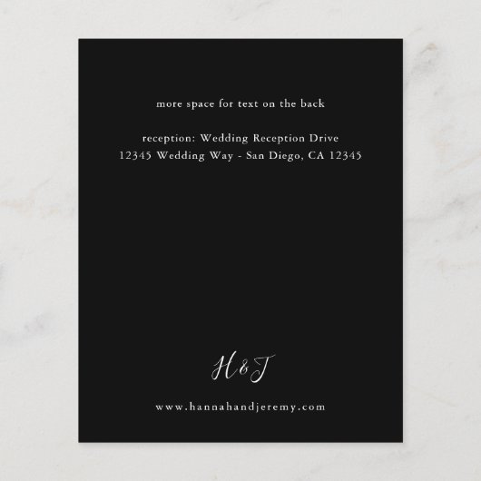 Details zum Schwarzen Marmor 2 Flyer (Hinten)