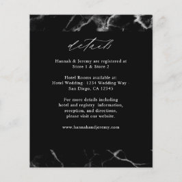 Details zum Schwarzen Marmor Flyer