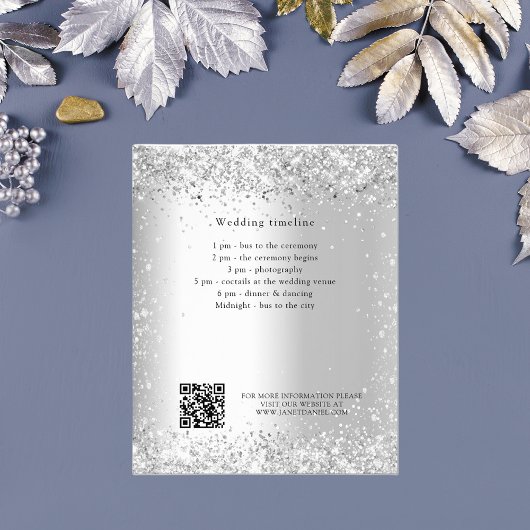 Details zum Silver Budget Hochzeitsprogramm QR
