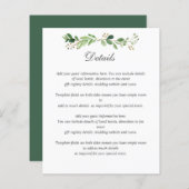 DETAILS ZUM THEMA "Green Summer Spring Garden WEDD (Vorne/Hinten)