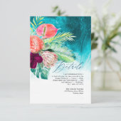 Details zum tropischen Paradies PixDezines Einladung (Stehend Vorderseite)