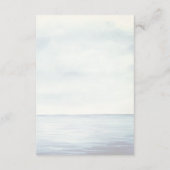 Details zum Wasserfarbenozean der Wasserleitung Begleitkarte (Rückseite)