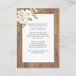 Details zum Weißblütenholz im Sage Green Begleitkarte