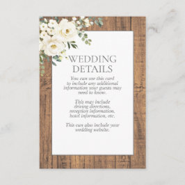 Details zum Weißblütenholz im Sage Green Begleitkarte