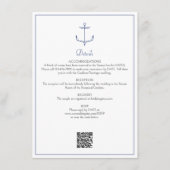 Details zur Ankerhochzeit Begleitkarte (Vorderseite)