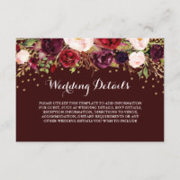Details zur Aufnahme von Blumenburgundy Gold